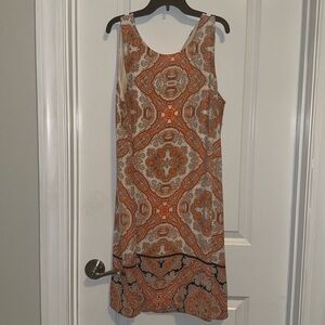 Rose&Olive paisley print maxi dress. Size 10.